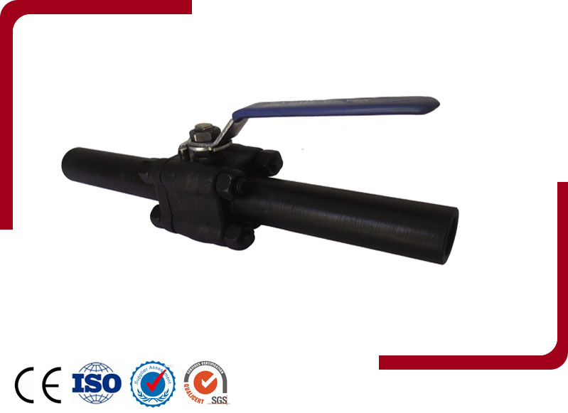 Forged Steel Ball Valve with Extended Pipe